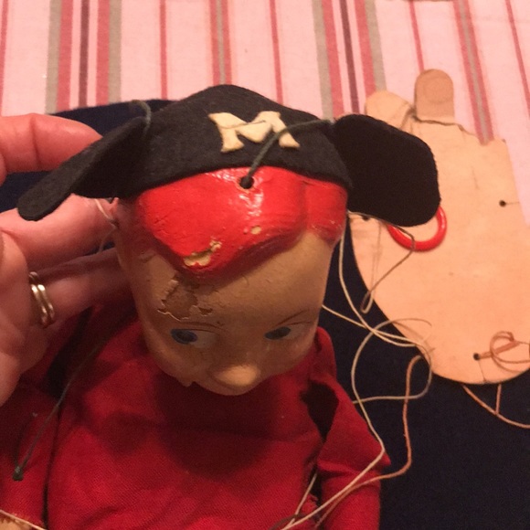 DISNEY COLLECTORS: Mickey Mouse Marinette Mouseketeer & Dopey hand puppet + hat - Picture 10 of 12